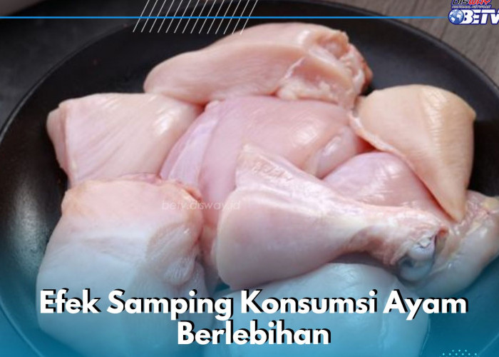 Cek di Sini! Efek Konsumsi Ayam Terlalu Banyak, Ini Dampak yang Akan Dirasakan