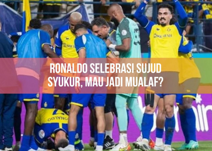 Viral Ronaldo Selebrasi Sujud Syukur Usai Cetak Gol, Bakal Jadi Mualaf?