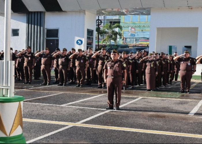 Kejaksaan Tinggi Bengkulu Gelar Apel Pagi, Perkuat Disiplin dan Profesionalisme Pegawai