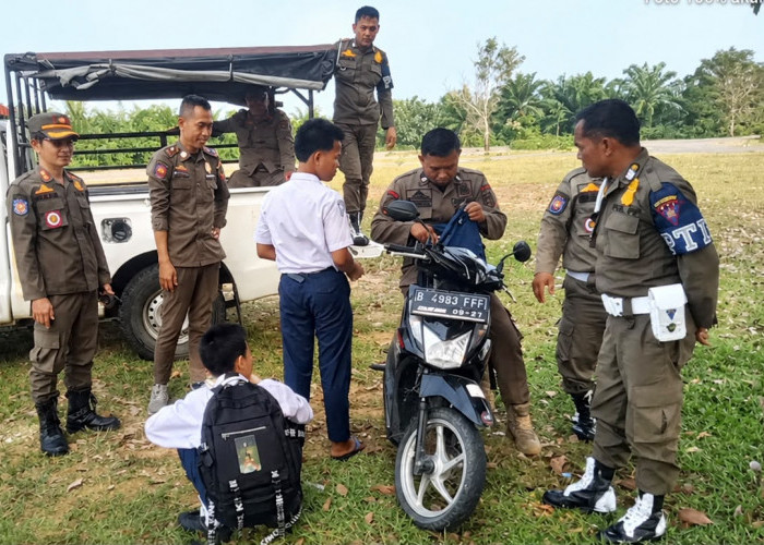 Lagi! 6 Pelajar Terjaring Patroli Satpol PP Bengkulu Selatan, Bolos Saat Jam Sekolah