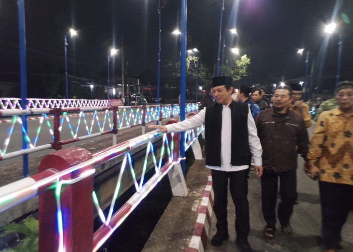 3 Jembatan di Kota Bengkulu Kini Dilengkapi Lampu Penerangan, Dedy Wahyudi: Jaga Bersama