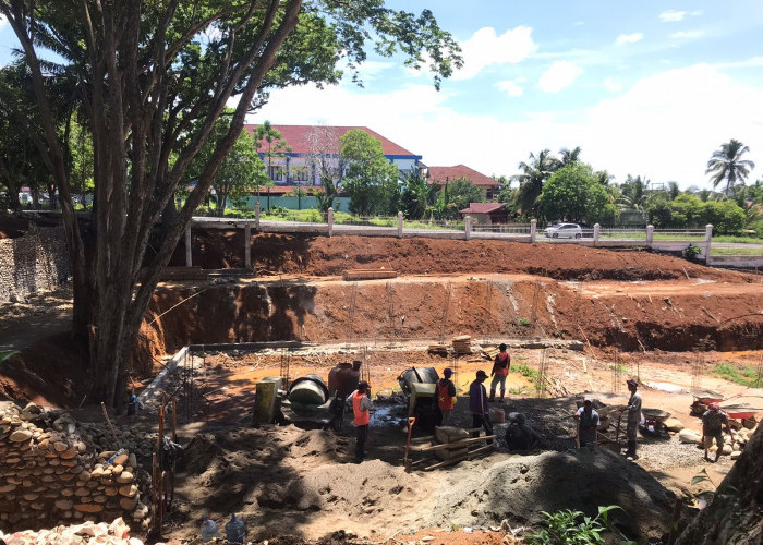 Pembangunan Kolam dan Pergantian Pagar Kantor Gubernur, Pemprov Bengkulu Anggarkan Rp4 Miliar