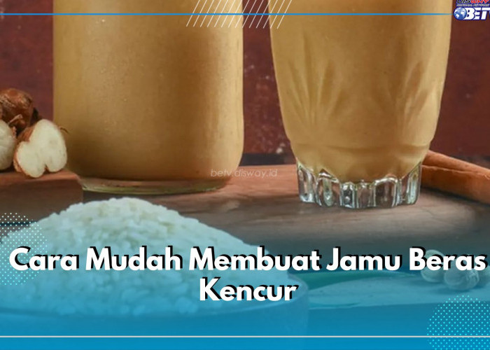 Ini Cara Mudah Membuat Jamu Beras Kencur, Kandungannya Bagus untuk Daya Tahan Tubuh, Cek Manfaat Lainnya Disin