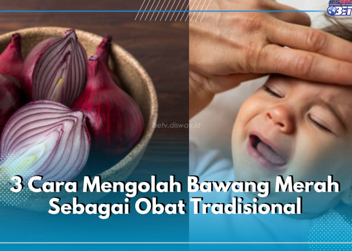 Bantu Redakan Demam pada Anak, Ikuti 3 Cara Mengolah Bawang Merah Sebagai Obat Tradisional