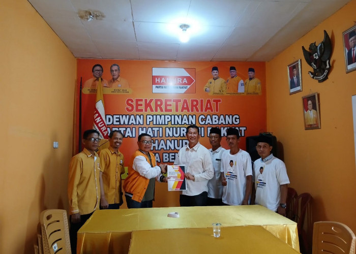 Benny Suharto Ikut Penjaringan Walikota, Partai Hanura: Kami Siap Cari Koalisi