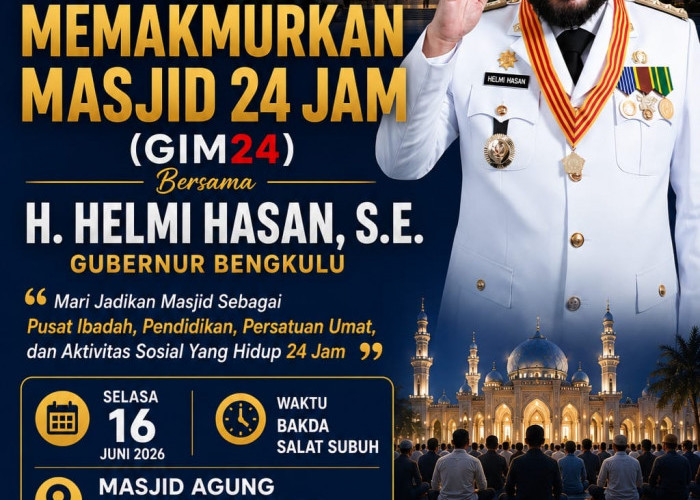 Gubernur Helmi Hasan Sosialisasikan Gerakan Indonesia Memakmurkan Masjid 24 Jam di Cirebon