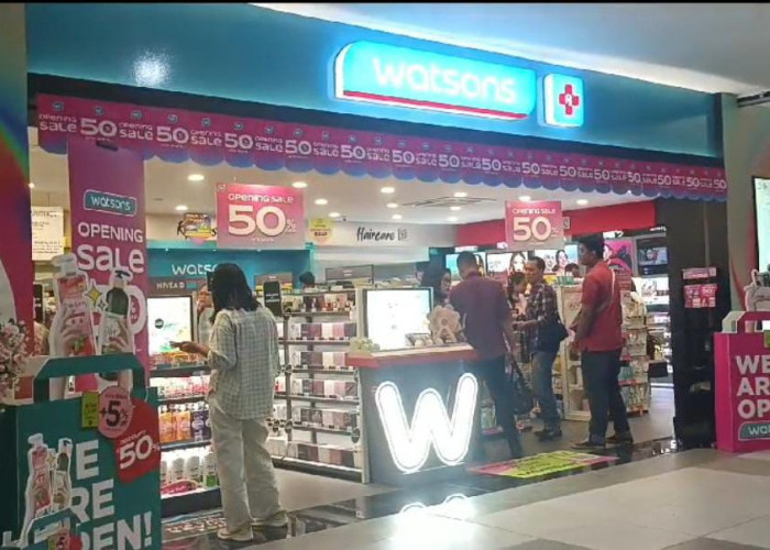 Watsons Buka Gerai ke-186 di Bencoolen Mall, Ada Diskon Khusus dan Voucher Rp50.000