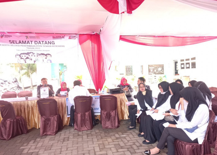 Hari Pertama, 189 Pelamar Nakes PPPK Pemprov Bengkulu Ikuti Tes CAT