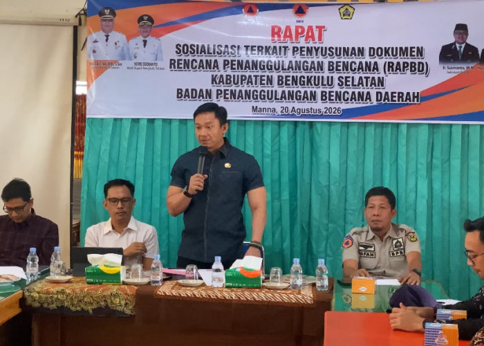 BPBD Bengkulu Selatan Susun RPB, Target Rampung Akhir 2026 untuk Perkuat Kesiapsiagaan Bencana