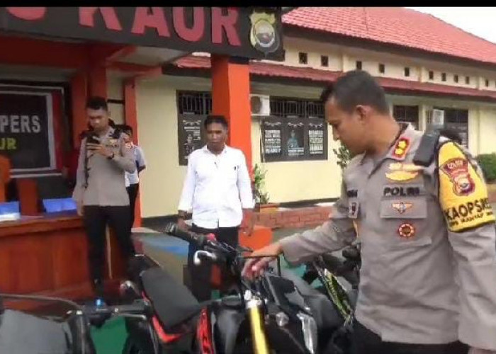 Komplotan Maling Motor Lintas Provinsi Diringkus Polres Kaur, 2 Pelaku DPO