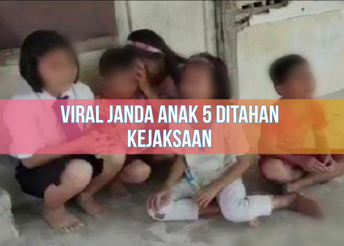Viral! Kisah Pilu Janda Ditahan Kejaksaan, 5 Anaknya Menangis Sambil Berpelukan