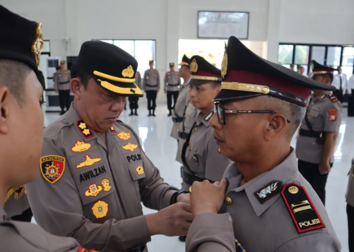 Polres Bengkulu Selatan Laksanakan Sertijab Pejabat Utama dan Kapolsek Jajaran