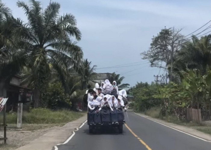 Bercanda dengan Nyawa, Video Belasan Siswa Berseragam Berdiri di Bak Pikap Tuai Sorotan