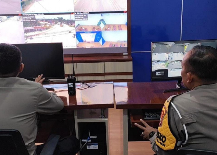 Pantau Arus Mudik 24 Jam, Ditlantas Polda Bengkulu Andalkan Teknologi RTMC Amankan Jalur Lebaran