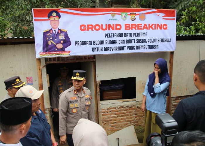 Dinding Papan Berganti Tembok, Kisah Buruh Kebun di Bengkulu Dapat Kado Bedah Rumah dari Kapolda