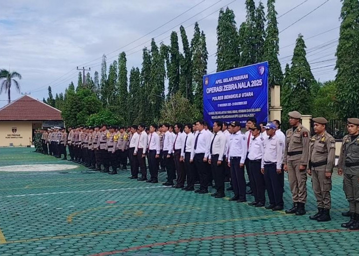 8 Sasaran Operasi Zebra Nala, Satlantas Polres Bengkulu Utara Prioritaskan Keselamatan Dan Disiplin Lalulintas