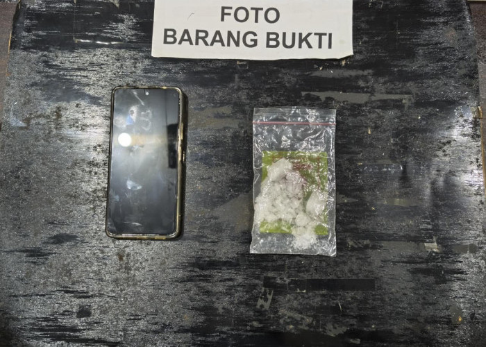 Tak Kapok! Residivis Narkoba di Bengkulu Diciduk Usai Transaksi, 13,5 Gram Sabu Disita Polisi