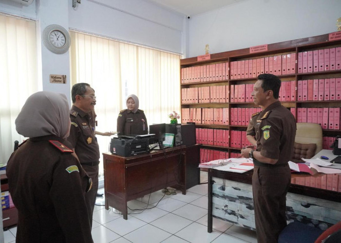 Lakukan Inspeksi Umum, Inspektur V Jaksa Agung Muda Kunjungi Kejaksaan Tinggi Bengkulu