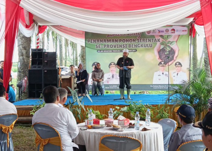 Helmi Hasan Launching Penanaman Pohon Serentak: Kita Belajar dari Bencana di Sumatera