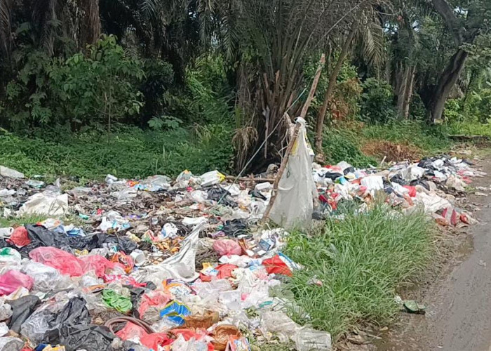 Sudah Dilarang, Warga Masih Buang Sampah di Jalan Cintandui