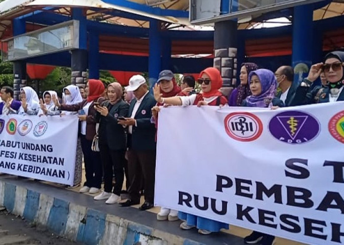 5 Organisasi di Provinsi Bengkulu, Gelar Aksi Tolak RUU Kesehatan