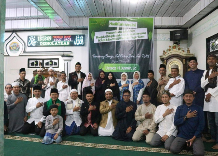 Wawako Pagar Alam Resmikan Majelis Ta’lim Al-Mujahadah, Dorong Penguatan Iman Masyarakat