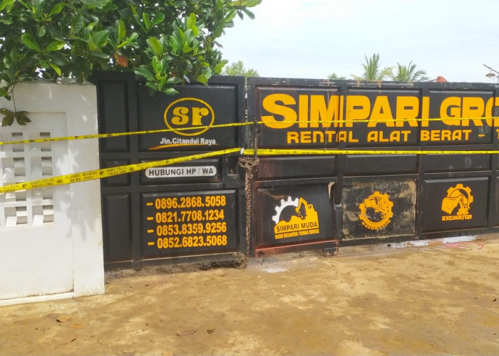 Tragis! Pasutri Tewas Terjebak dalam Kebakaran Bengkel Alat Berat di Jalan Cintandui