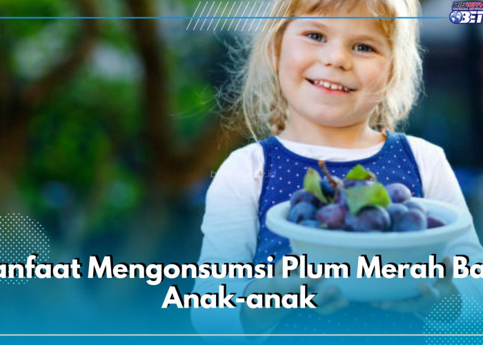 Tidak Hanya Orang Dewasa, Intip Sederet Manfaat Mengonsumsi Plum Merah Bagi Anak-anak