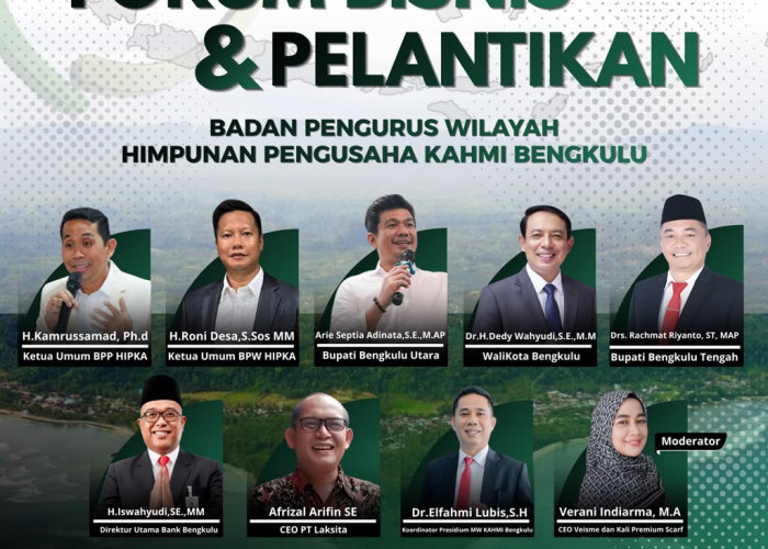 HIPKA Bengkulu Siapkan Forum Bisnis, Perkuat Ekosistem Investasi Daerah
