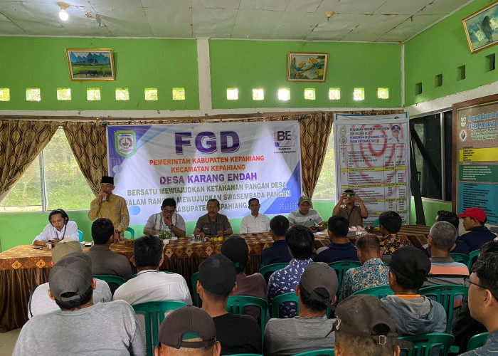 Sukseskan Swasembada Pangan Program Presiden, Bengkulu Ekspress Gelar FGD Bersama Masyarakat Desa Karang Endah