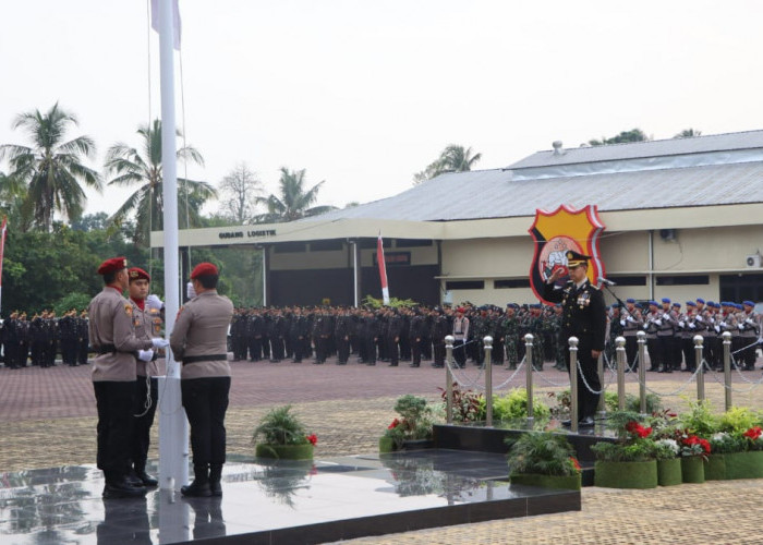 Polda Bengkulu Gelar Upacara Peringatan HUT ke-79 Kemerdekaan RI