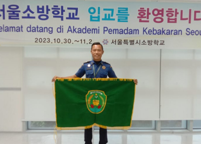 Personel Damkar Kota Bengkulu Raih Peringkat Pertama Pelatihan di Korea Selatan