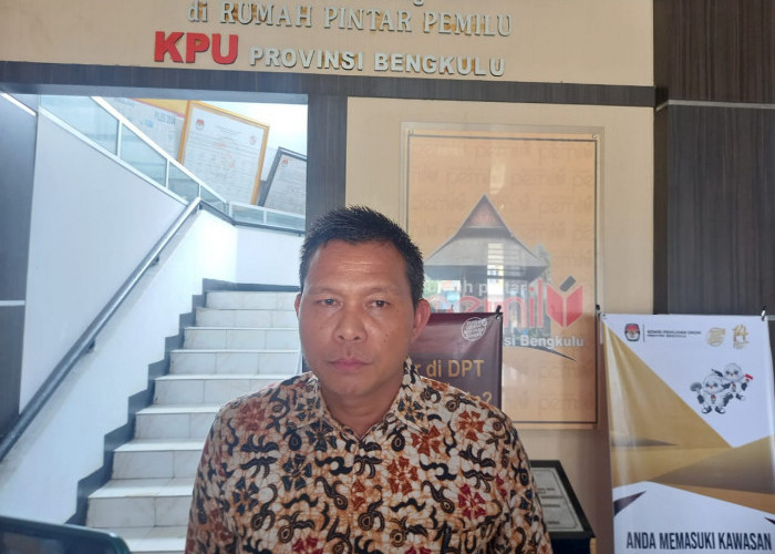 KPU Tetapkan 607 DCT DPRD Provinsi Bengkulu, Berkurang Dua Orang