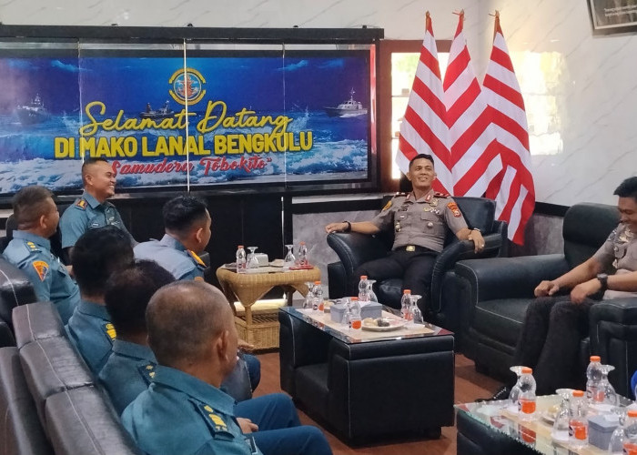 Sepakat Berantas Illegal Fishing, Polda Bengkulu dan Lanal Perketat Pengawasan Maritim