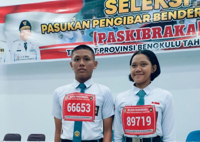 Siap Menuju Istana, Ini 2 Sosok Pelajar Bengkulu Utara Calon Paskibraka Nasional