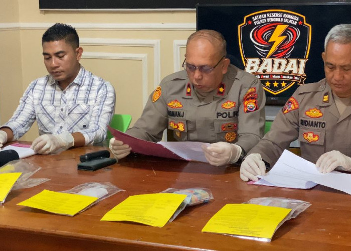 Operasi Antik Nala 2026 Tuntas, 4 Pelaku Kasus Narkotika Diamankan Polres Bengkulu Selatan