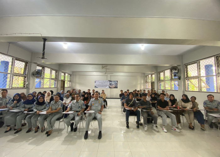 50 Mahasiswa Manajemen UNIB, Ikuti Program Mengajar Jasa Raharja Cabang Bengkulu