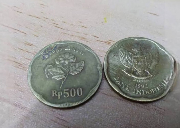 Jual Koin Kuno Melati Rp500 Tahun 1992 ke Lapak Ini, Cek Tempatnya