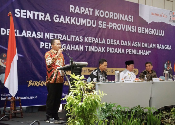 Bawaslu Provinsi Bengkulu Deklarasi Netralitas Kepala Desa dan ASN di Pilkada 2024