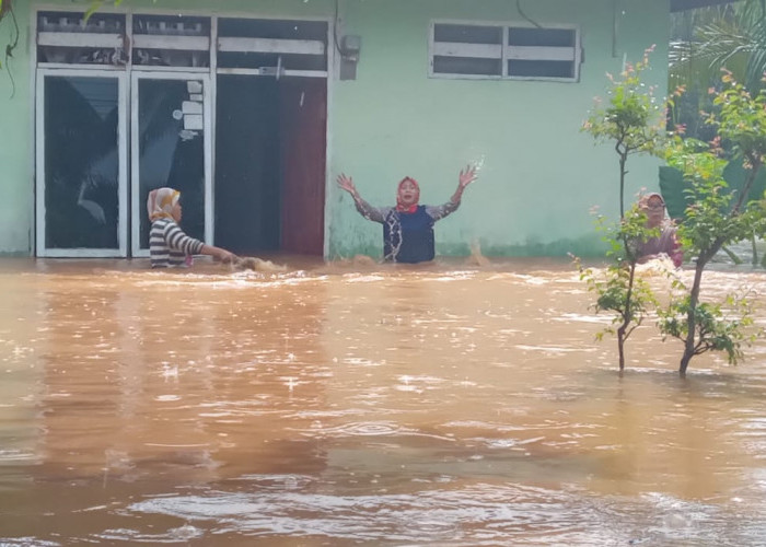 Hujan Deras Semalaman, 30 Rumah di Desa Cahaya Negeri Terendam Banjir