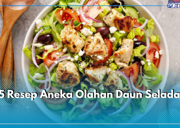 5 Resep Aneka Olahan Daun Selada, Rendah Kalori Cocok untuk Diet!