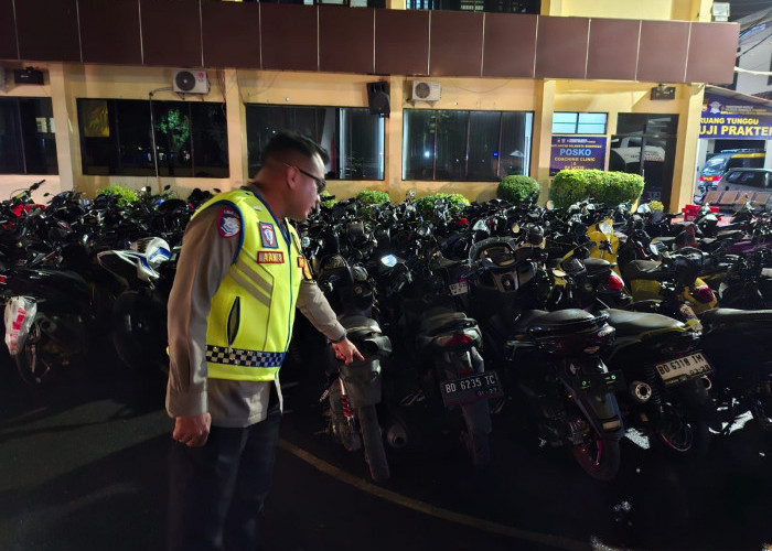 Razia Knalpot Brong di Bengkulu: Puluhan Motor Disita, 2 Remaja Balap Liar Alami Kecelakaan