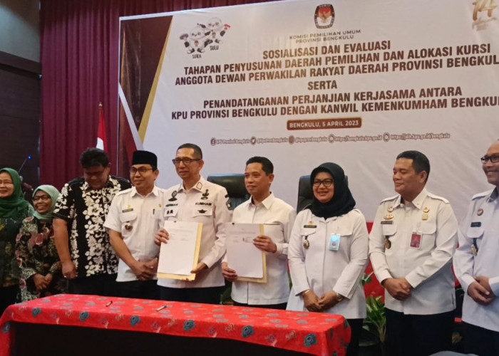KPU Provinsi dan Kanwil Kemenkumham Jalin Kerjasama Terkait TPS Khusus