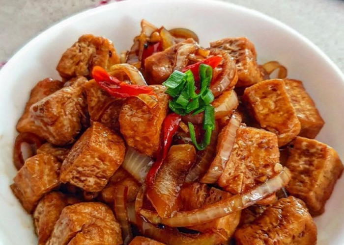 Praktis untuk Menu Rumahan, Cara Membuat Tahu Sambal Kecap Enak dan Gurih 