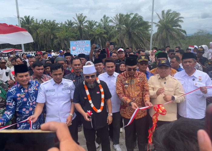 Penantian Bertahun-tahun Usai, Gubernur Helmi Hasan Resmikan Jembatan Matan Senilai Rp16 Miliar