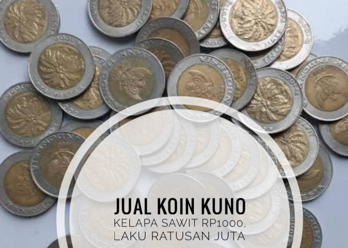 Jual Koin Kuno Kelapa Sawit Rp1.000 Laku Ratusan Juta, Benarkah? Simak Trik Jitu Menjualnya