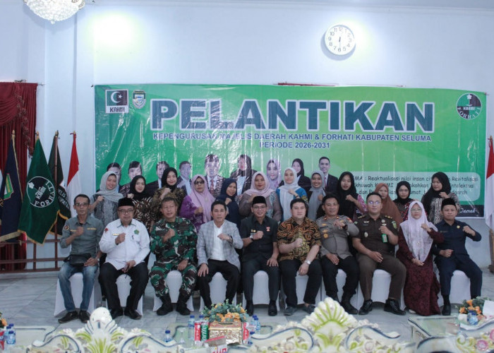 KAHMI dan FORHATI Seluma 2026-2030 Resmi Dilantik, Bupati Dorong Penguatan Kolaborasi dengan Pemda