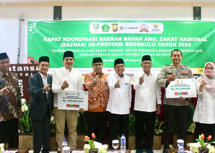 Rakorda Baznas se-Provinsi Bengkulu Momentum Sinkronisasi dengan Program Gubernur Baru 