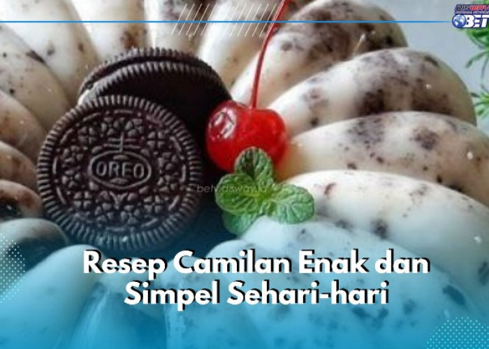 4 Resep Camilan Enak dan Simpel Sehari-hari, Cobain Puding Susu Oreo Ini