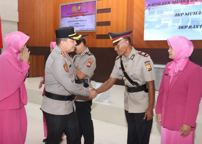 Rotasi di Tubuh Polresta Bengkulu, AKP Rastiyono Resmi Pimpin Polsek Muara Bangkahulu
